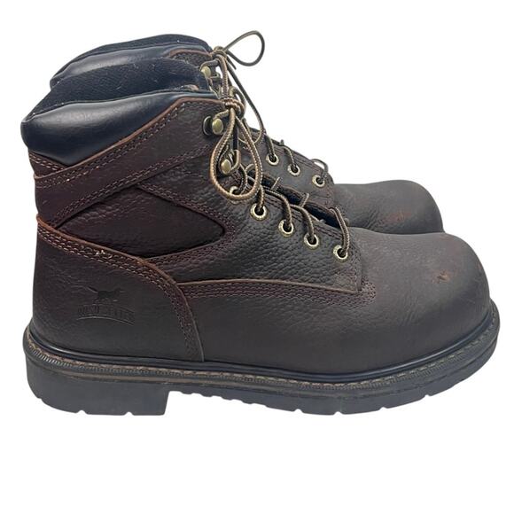 Red Wing Irish Setter Work Boots Mens 7 Brown Leather 83624 Safety Steel Toe - Picture 5 of 10